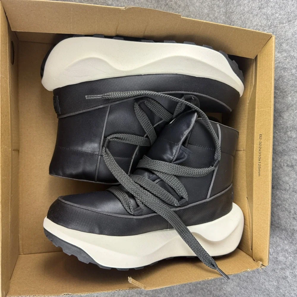 The North Face Halseigh ThermoBall Lace Waterproof Boots Black Size 9 NWT